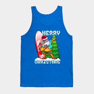 Dabbing Santa Christmas Holiday Tank Top